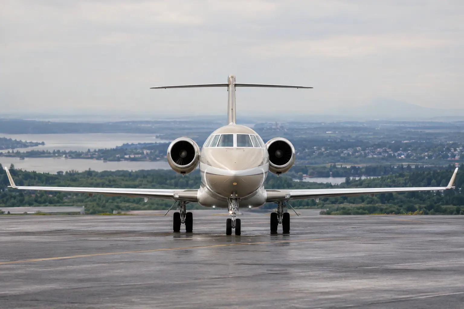 Afternoon on a the US runway