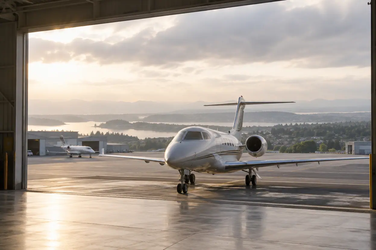 Private jets at Dallas Love Field